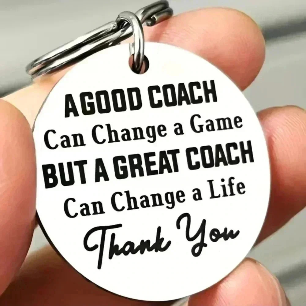 A good coach can change life Keychain